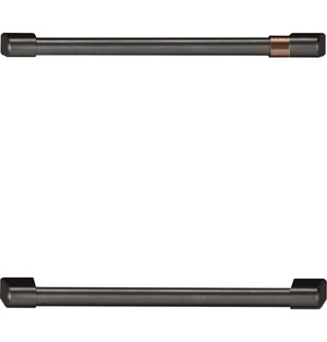 Café Brushed Black Undercounter Refrigeration Handle Kit - CXQD2H2PNBT