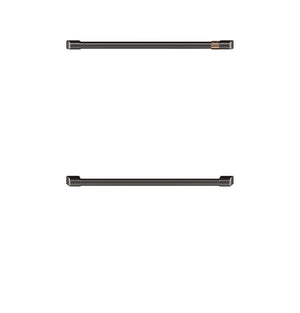 Café™ Brushed Black 2Pcs. 30" Wall Oven Handle - CXWD0H0PMBT