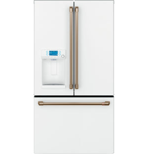 Café 36" 22.2 Cu. Ft. Matte White Counter-Depth French Door Refrigerator with Hot Water Dispenser - CYE22TP4MW2