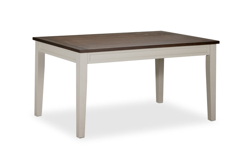 Caylie 7 Piece Dining Set Ivory Driftwood Leon s