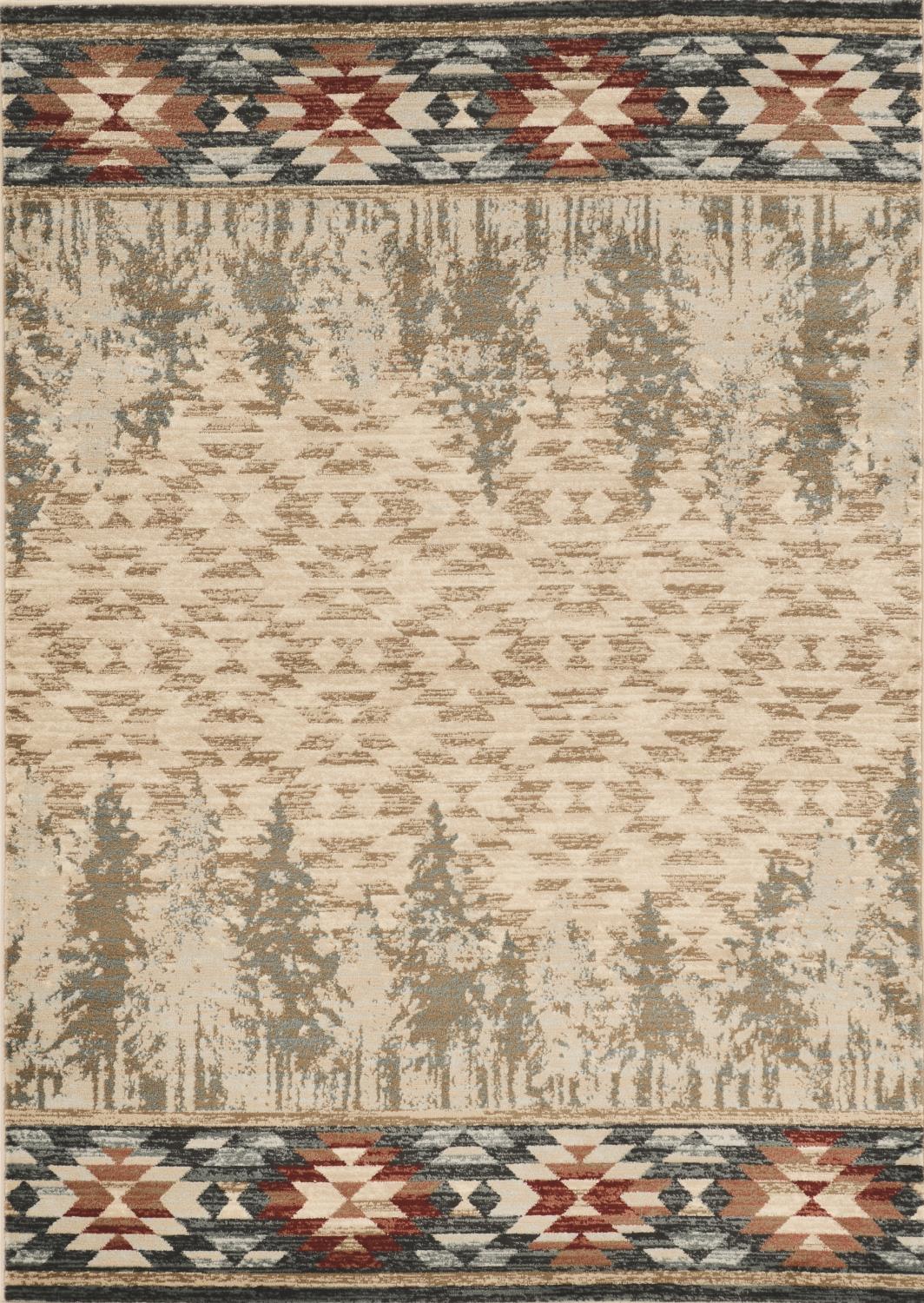 Castaic III 7'10" x 9'10" - Ivory Area Rug