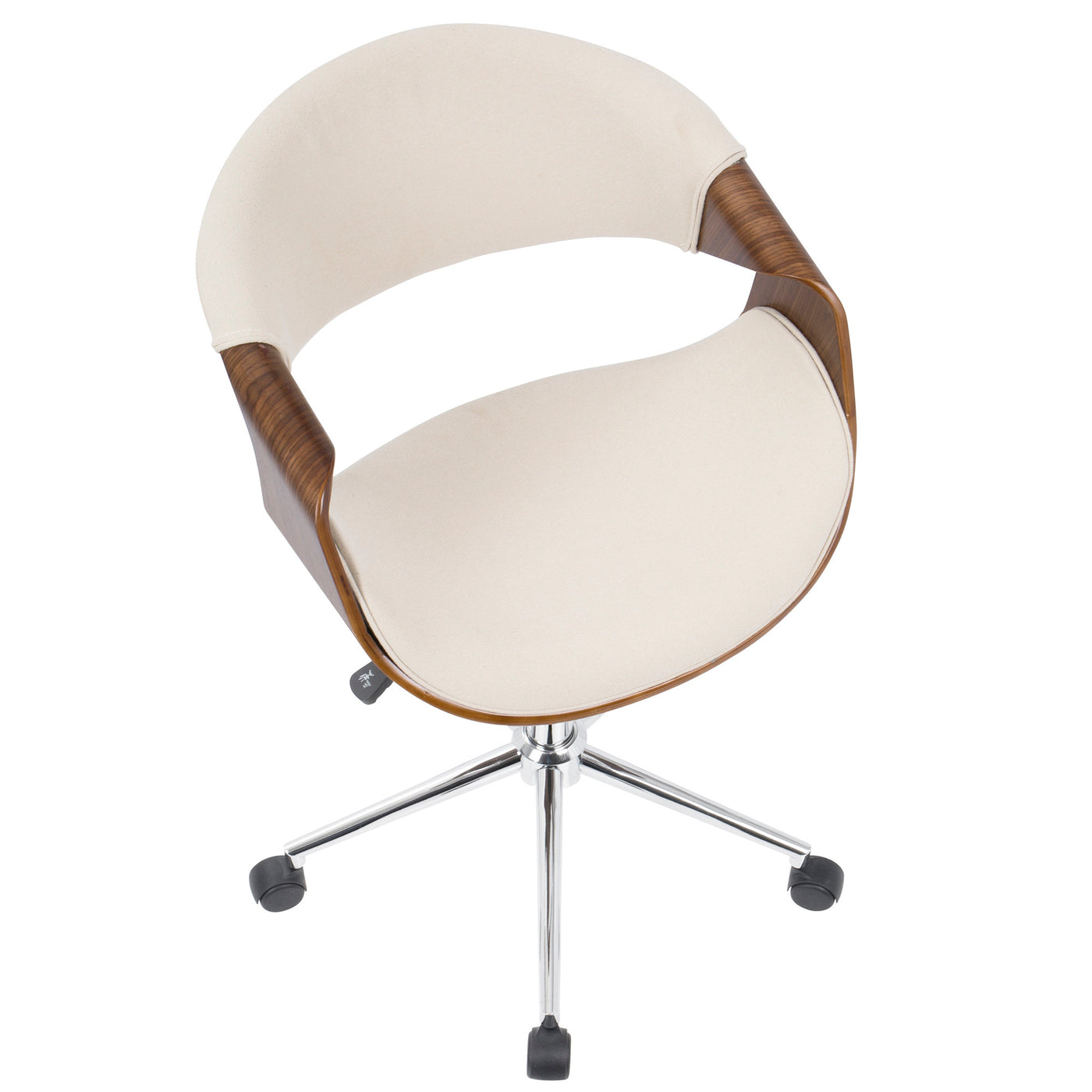 Curvo Office Chair - Cream