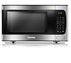 Danby Black And Stainless Countertop Microwave (0.9 Cu.Ft.) - DBMW0924BBS