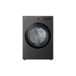 LG Black Steel 7.4 cu. ft. Ultra Large Capacity Smart Front Load Dryer with Built-In Intelligence & TurboSteam® - DLEX6700B
