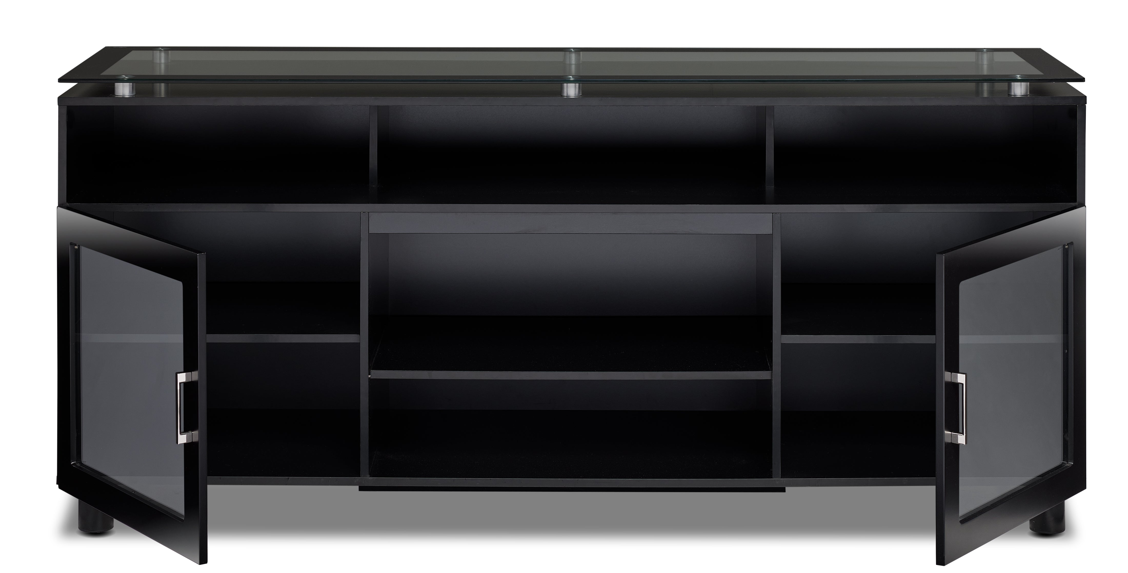 Damien 72" Flat Panel Television Stand - Black