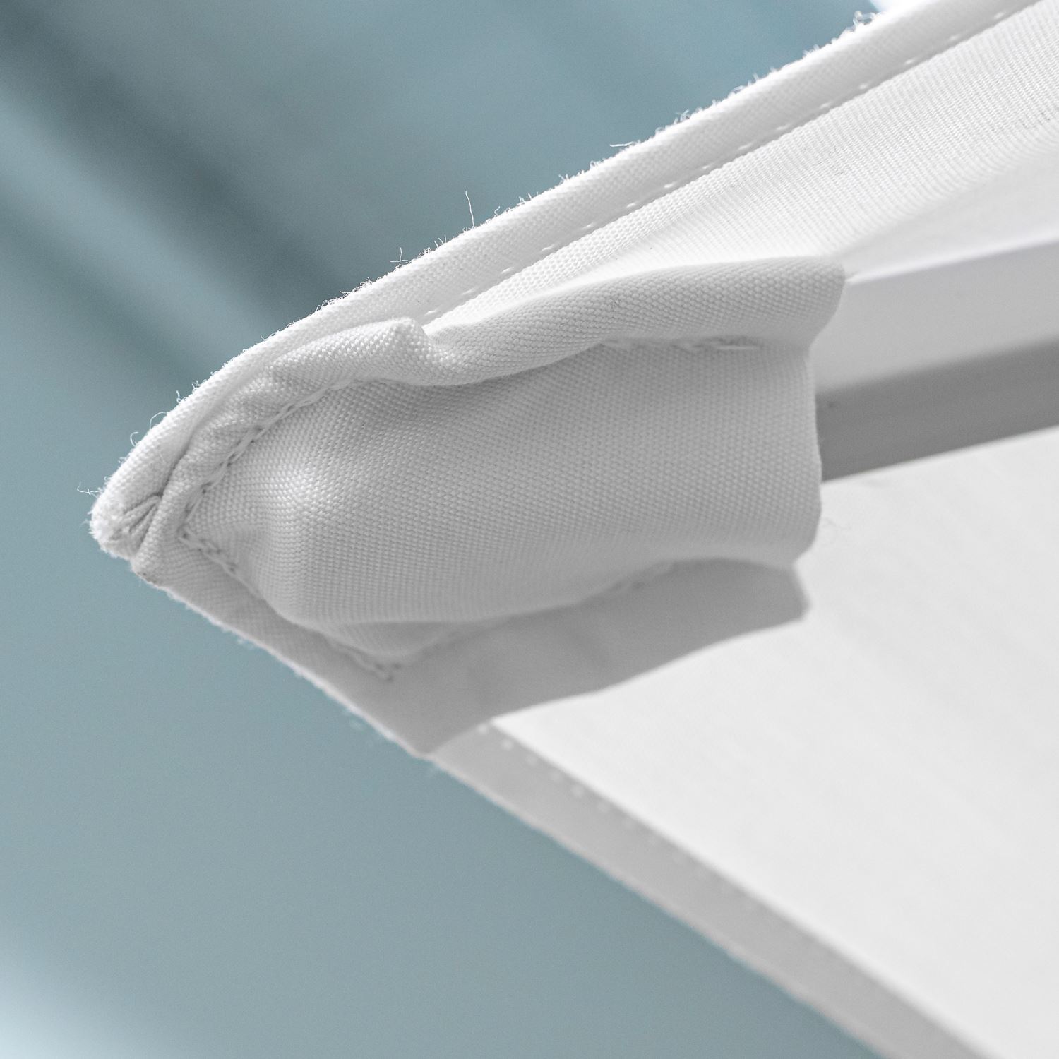 Oca 7.5' Square Outdoor Umbrella - Vermillion Red/Brushed Aluminum