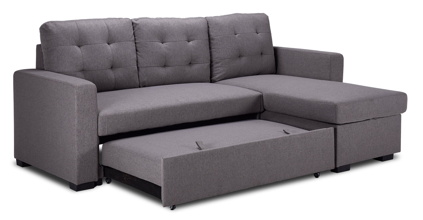 Dustin Reversible Pop-Up Sofa Bed - Grey