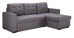 Dustin Reversible Pop-Up Sofa Bed - Grey