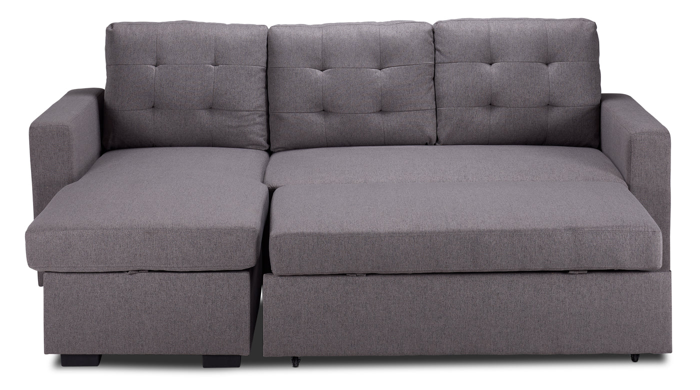 Dustin Reversible Pop-Up Sofa Bed - Grey