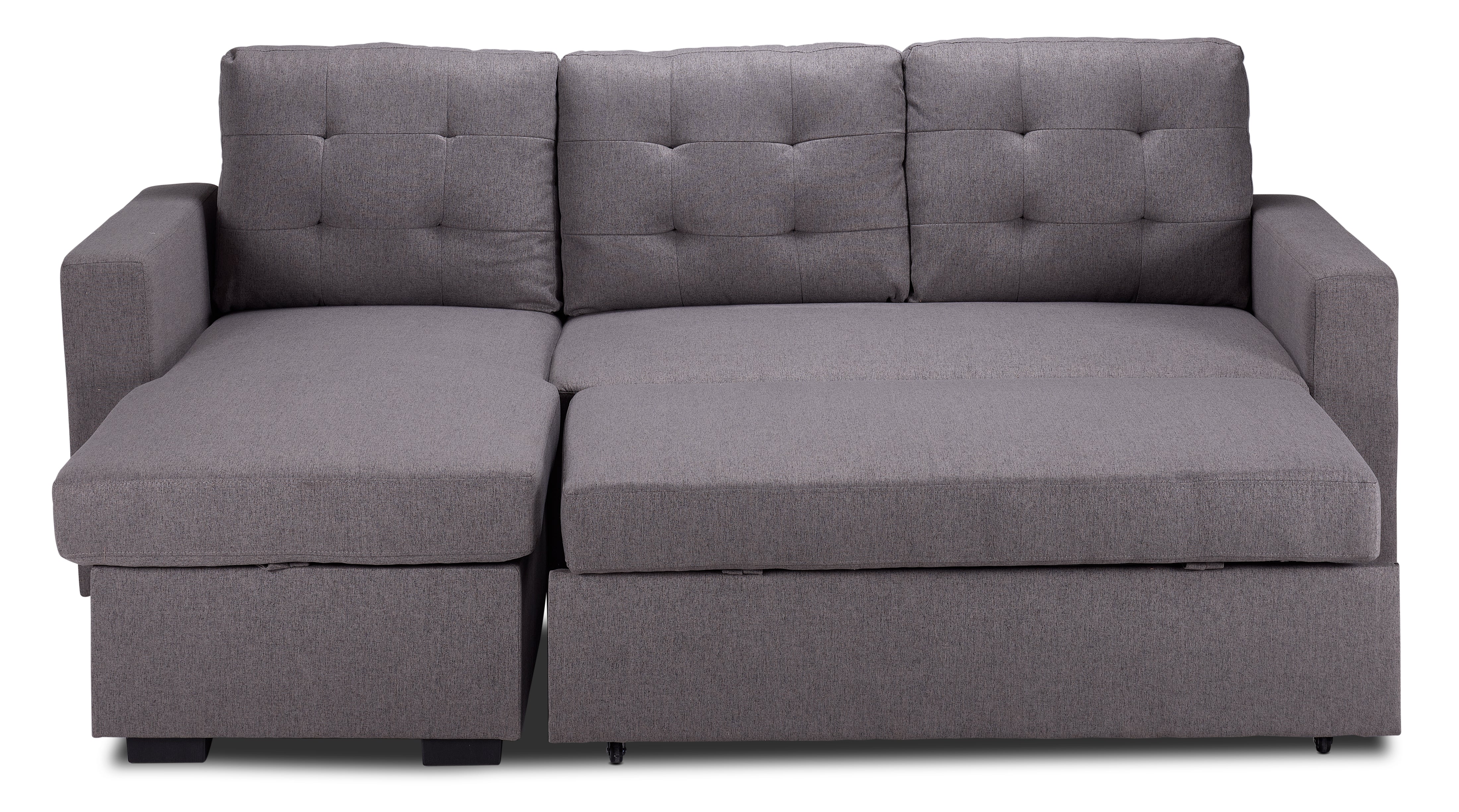 Dustin Reversible Pop-Up Sofa Bed - Grey