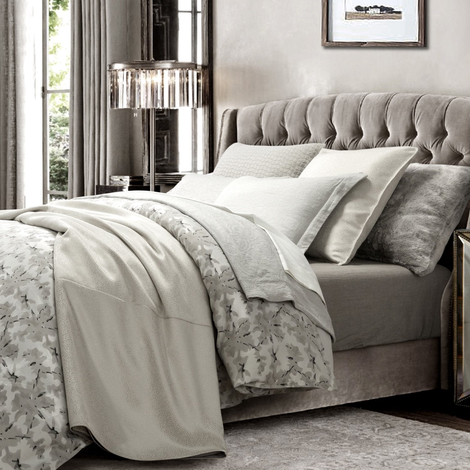 Kissimee 3 Pc. King Duvet Cover Set - Grey