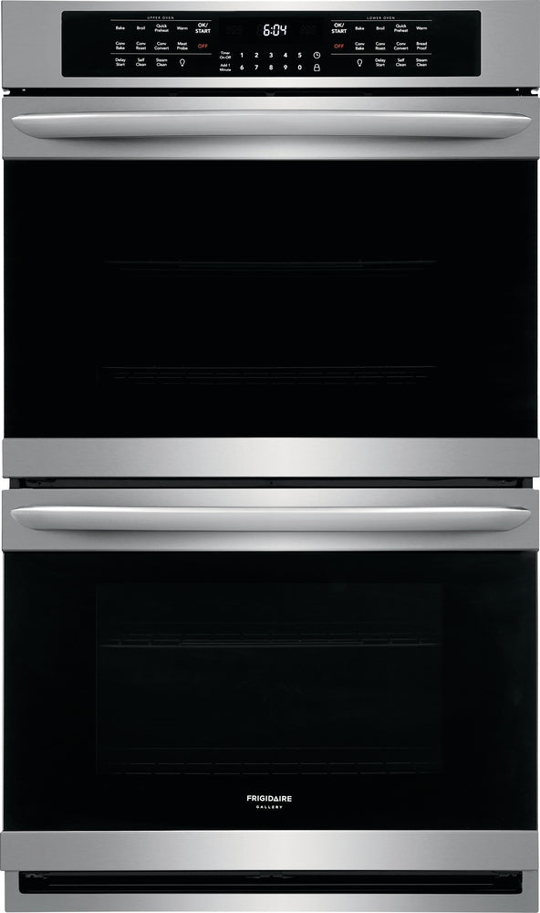 Frigidaire Gallery Stainless 30" Electric Double Wall Oven (10.2 Cu.Ft) - FGET3066UF