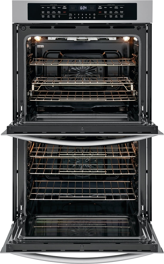 Frigidaire Gallery Stainless 30" Electric Double Wall Oven (10.2 Cu.Ft) - FGET3066UF