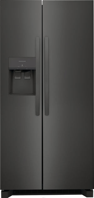 Frigidaire 33" 22.2 Cu. Ft. Black Stainless Steel Side-by-Side Refrigerator - FRSS2323AD
