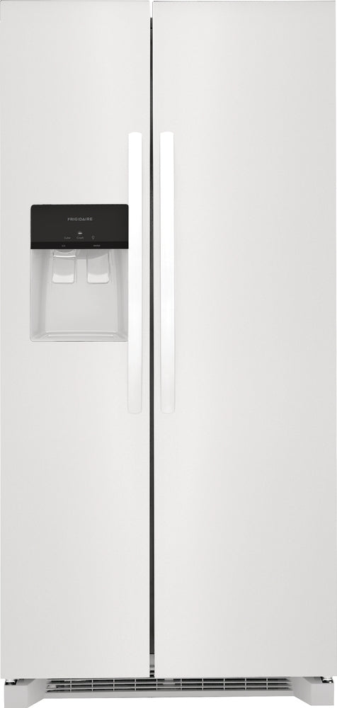 Frigidaire White 33" Standard Depth Side by Side Refrigerator (22.2 Cu. Ft.) - FRSS2323AW
