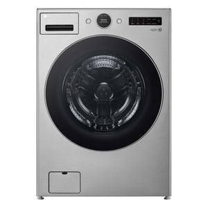 LG Graphite Steel 5.2 cu. ft. Front Load Washer with AI DD™ and LCD Knob - WM5500HVA