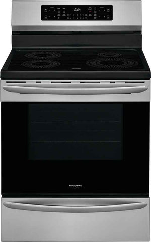Frigidaire Gallery Smude-Proof Stainless Steel Freestanding Induction Range with Air Fry (5.4 Cu.Ft.) - GCRI305CAF