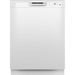 GE White 24" Built-In Front Control Dishwasher - GDF510PGRWW