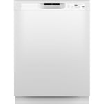 GE White 24" Built-In Front Control Dishwasher - GDF510PGRWW