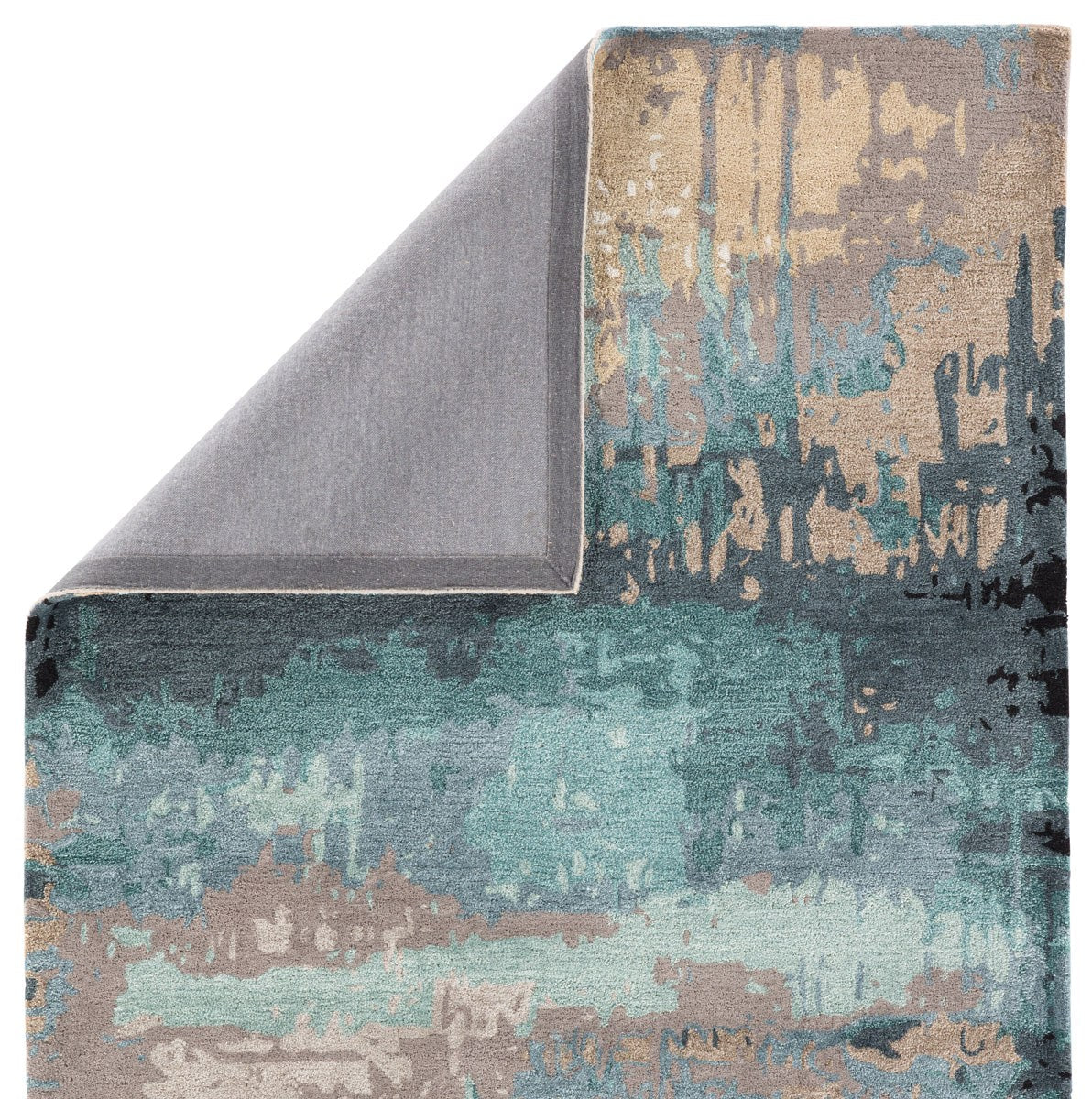 Ptolemaios X Area Rug - 9' X 13' - Blue/Grey