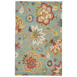 Attalou II Area Rug - 5' X 8' - Light Blue/Multi