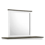 Abigail Mirror - White and Grey