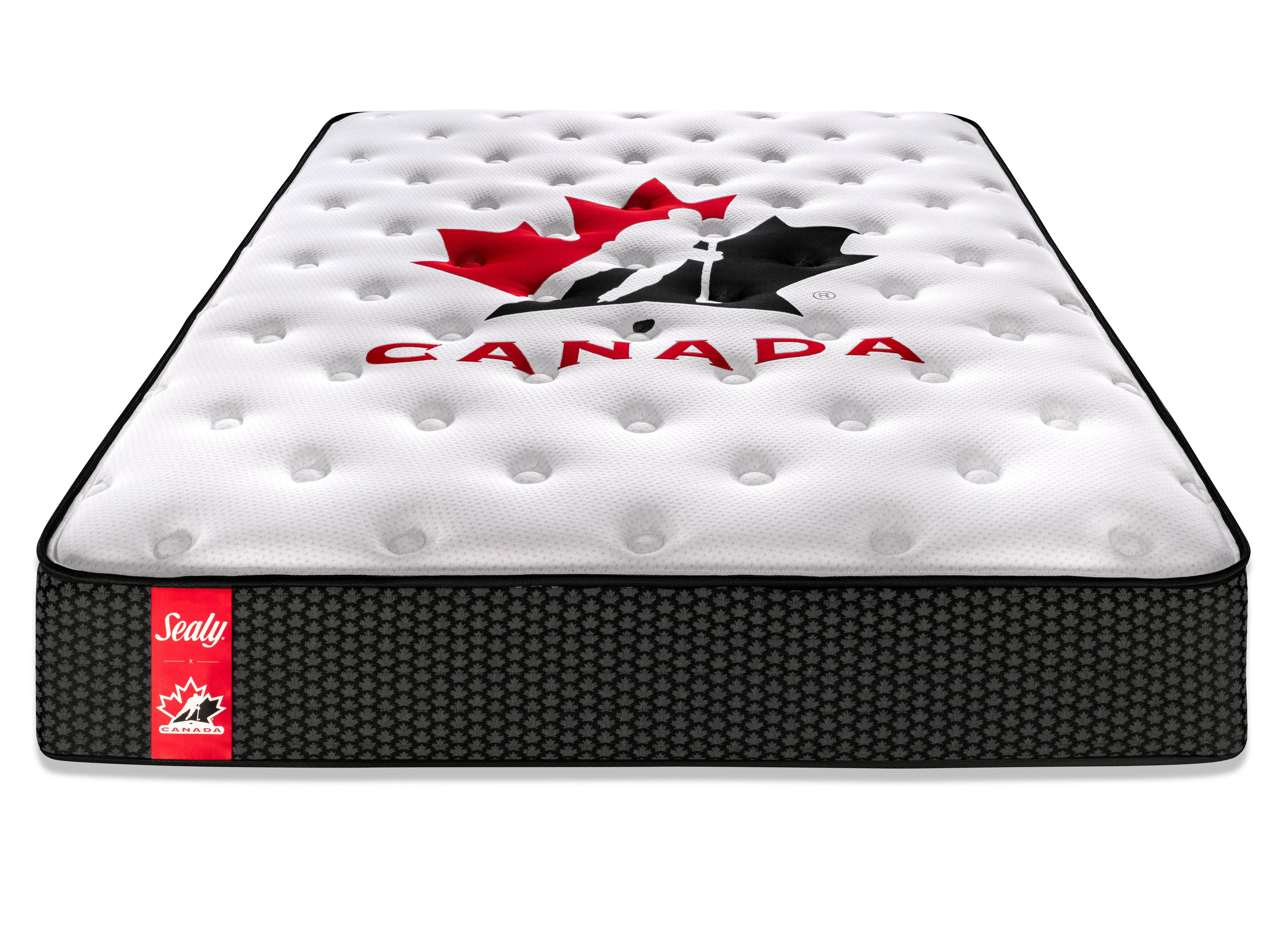 Sealy Hockey Canada Home Cushion Firm Twin Mattress