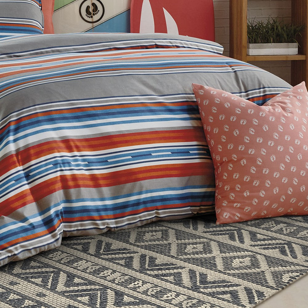 Mission Beach II 6' x 9' - Grey Area Rug