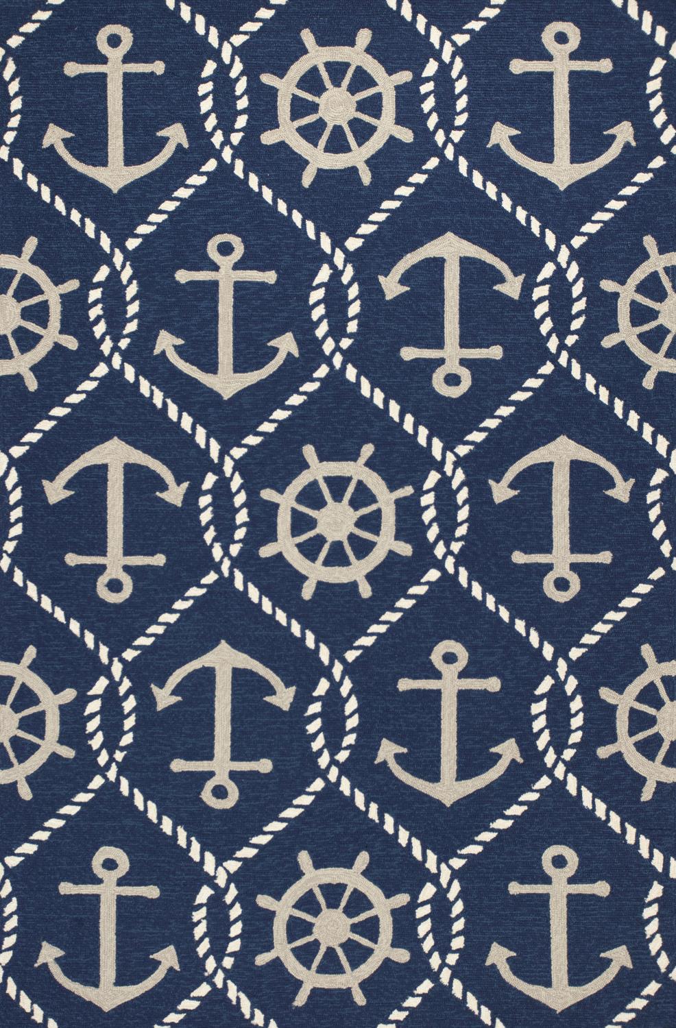 Hunter IX 5' x 7'6" - Navy Area Rug