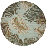 Masset I Round Area Rug - 7'6" - Aqua