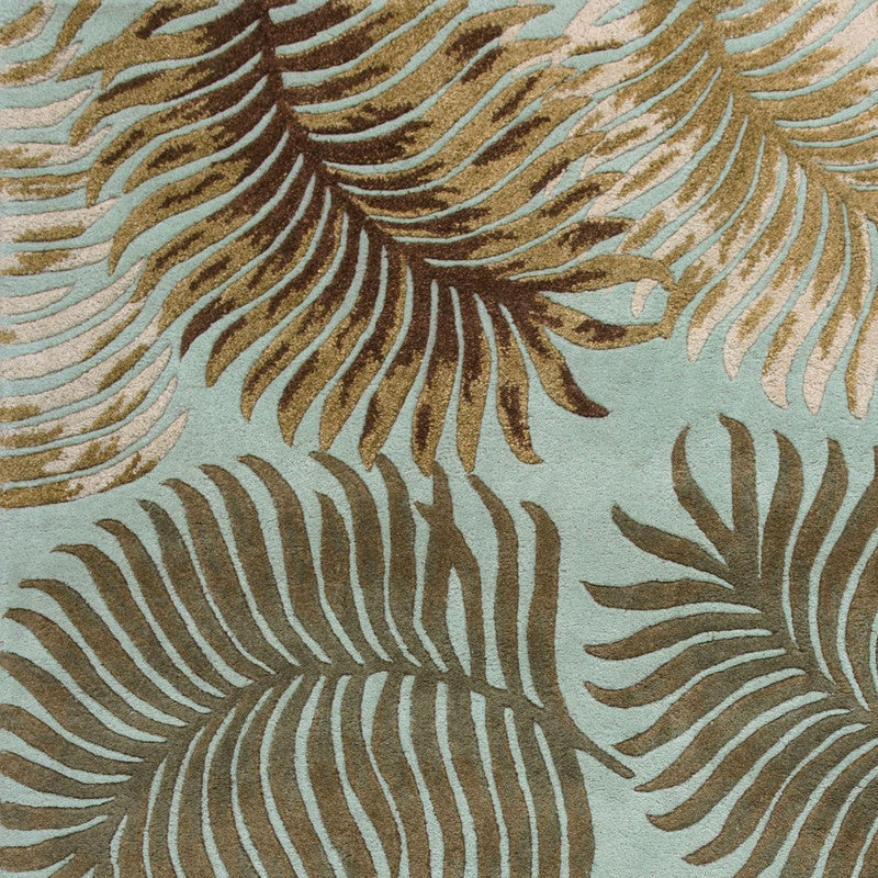 Masset I Round Area Rug - 7'6" - Aqua