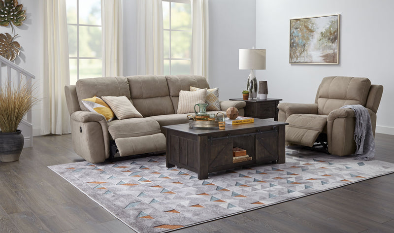 Recliner sofa store in living room