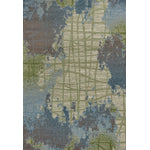 Iconic VI 5'3" x 7'7" - Green/Blue Area Rug