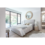 Ayothaya Upholstered Platform King Bed - Horizon Grey
