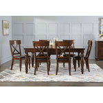 Kingstown 7-Piece Extendable Dining Set - Chocolate
