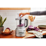 KitchenAid® Contour Silver 13-Cup Food Processor with Dicing Kit - KFP1319CU