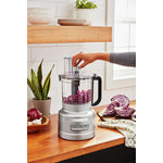 KitchenAid® Contour Silver 13-Cup Food Processor with Dicing Kit - KFP1319CU