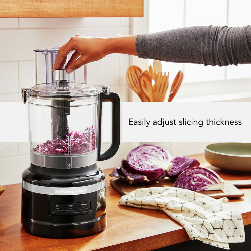 KitchenAid® ONYX Black 13-Cup Food Processor with Dicing Kit - KFP1319OB