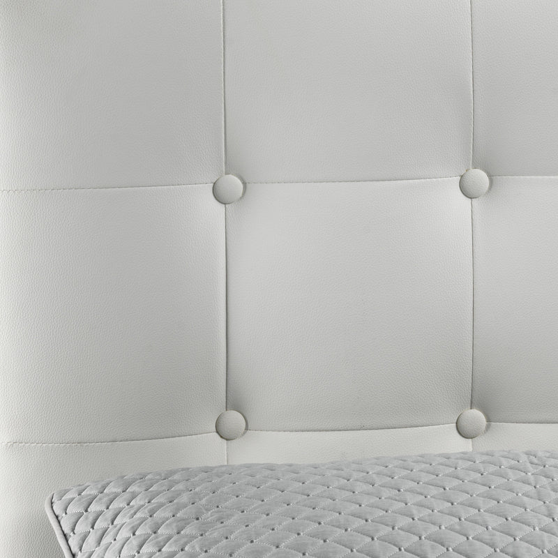 Lombardi King Headboard White Leon's