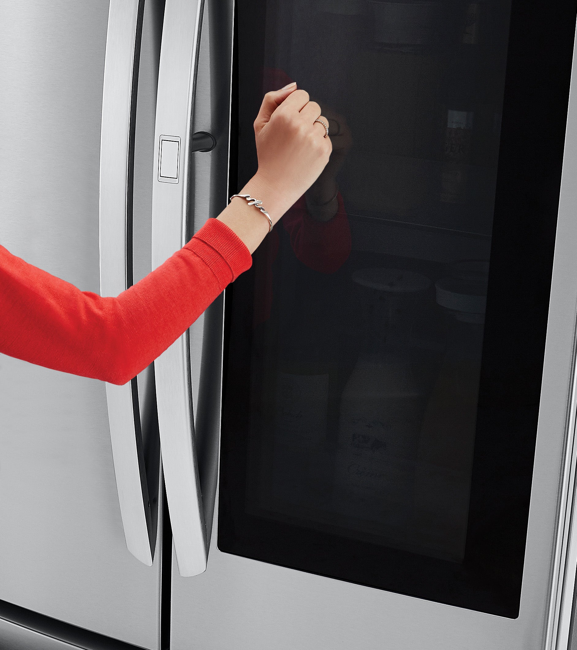 LG Smudge Proof Stainless Steel 36" Counter Depth French Door Refrigerator with InstaView™ Door-in-Door® (23 Cu.Ft.) - LFCC23596S