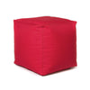 Outdoor Cube Ottoman - Red