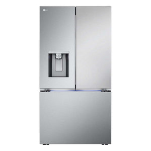LG 35.75" 26 Cu. Ft. Stainless Steel Smart Counter-Depth MAX™ French Door Refrigerator with Four Types of Ice - LRYXC2606S