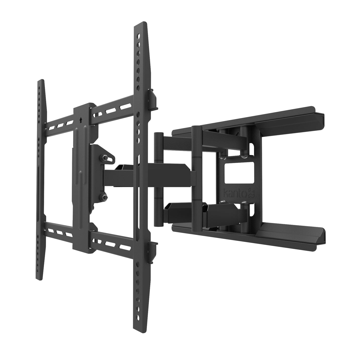 Kanto Full Motion Metal Stud TV Wall Mount with SNAPTOGGLE® Heavy-Duty Toggle Bolts for 34" to 65" TVs - LX600SW