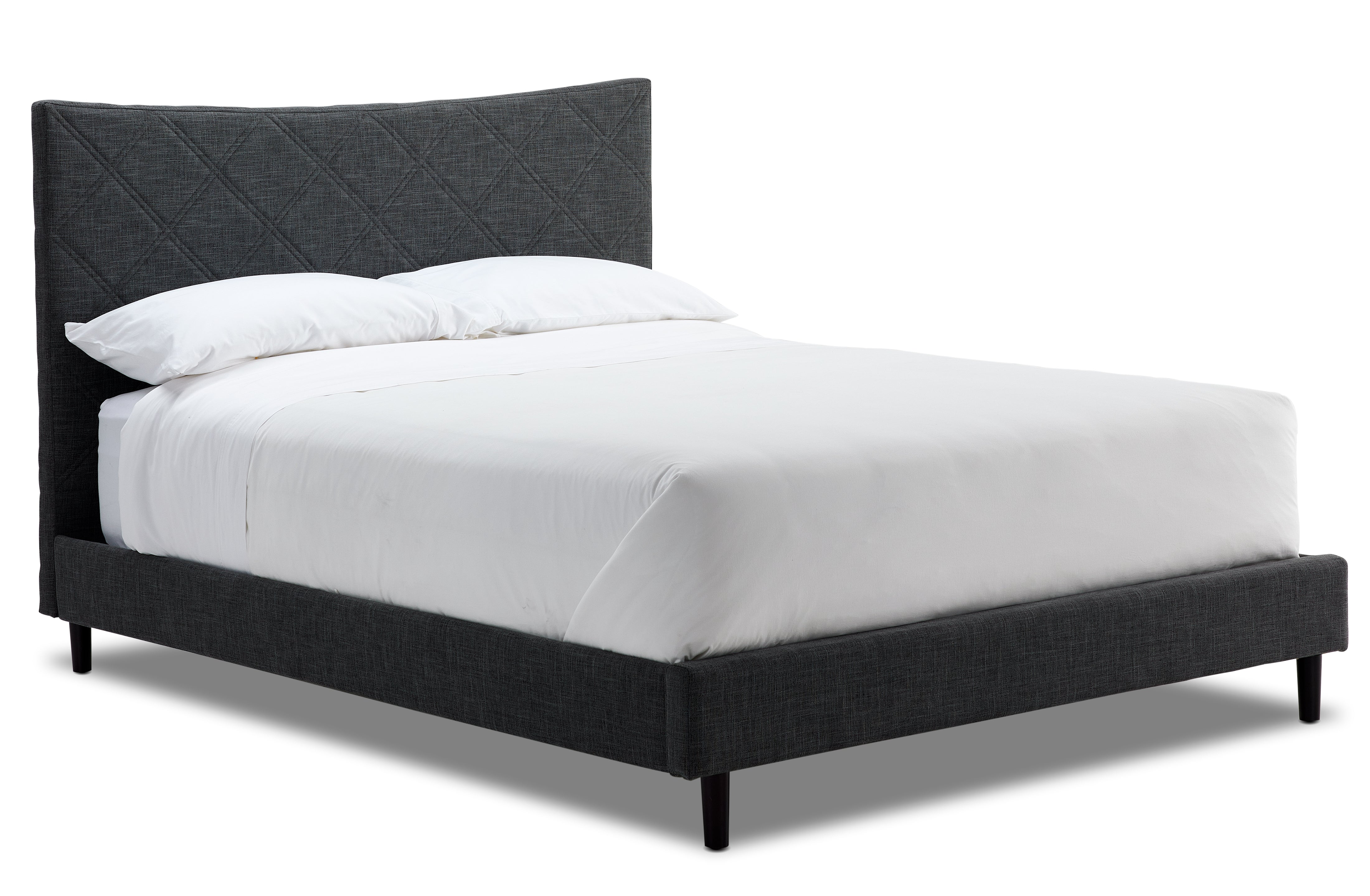 Lawrence 3-Piece Queen Bed - Dark Grey