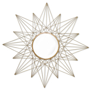 Estra Mirror - Antique Brass