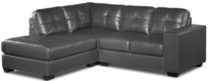 Meldrid 3 Pc. Sectional with Left Facing Chaise - Grey