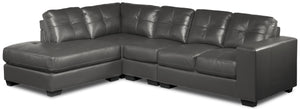 Meldrid 4 Pc. Sectional with Left Facing Chaise - Grey