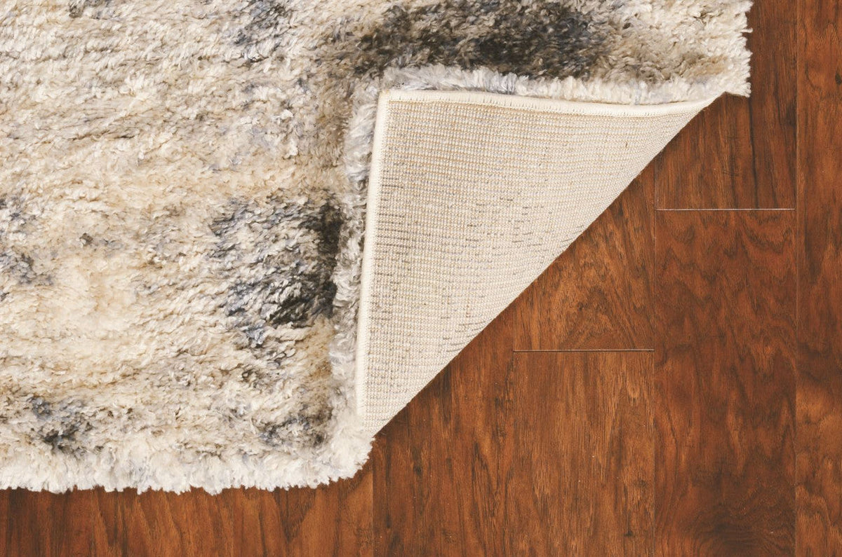 Edziza V Area Rug - 5'3" x 7'7" - Ivory/Blue