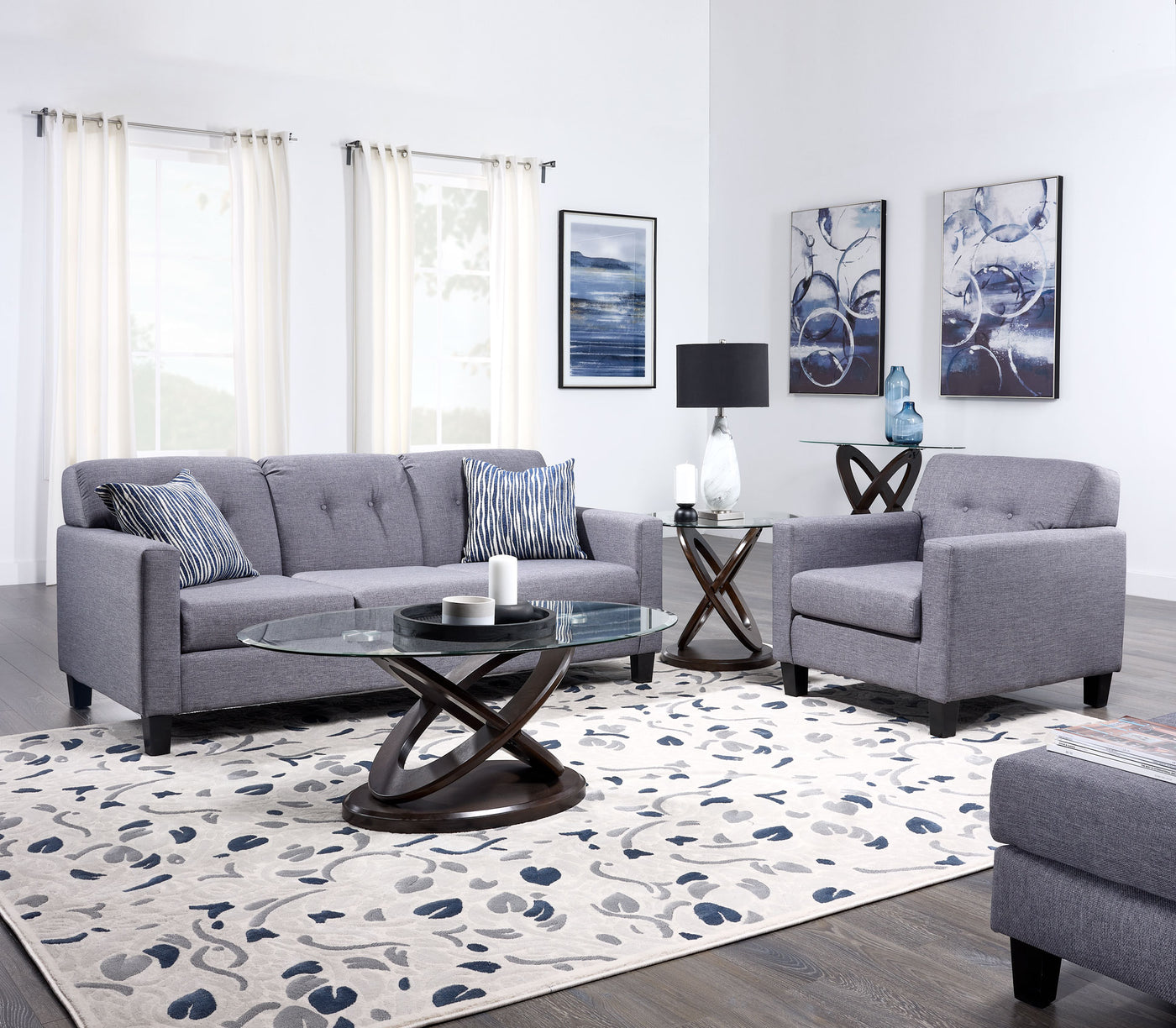 Merlin Sofa - Grey