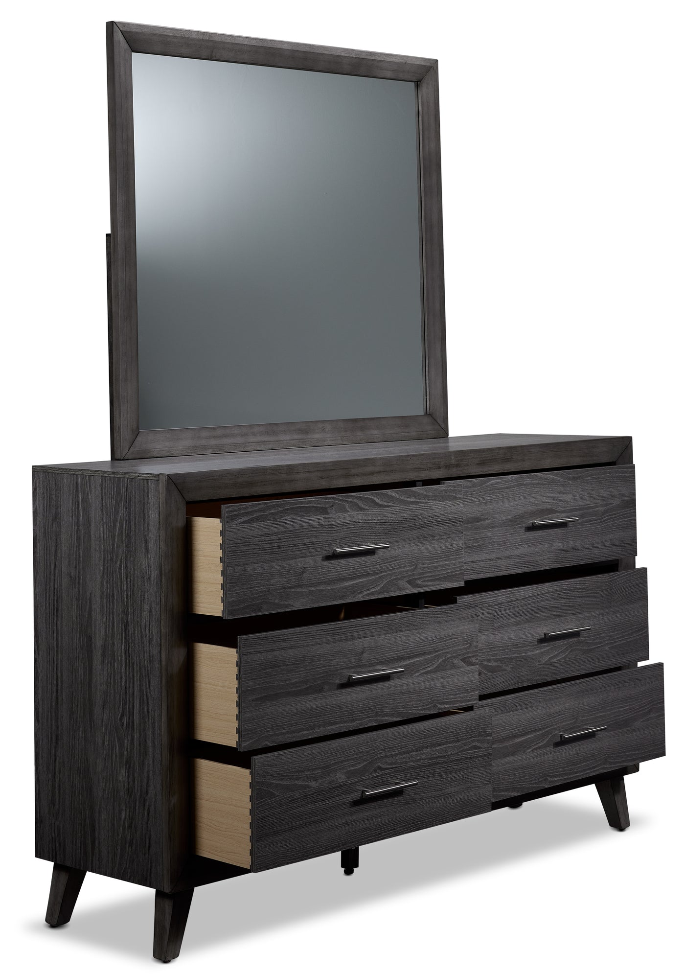 Miller 6-Piece Queen Panel Bedroom Package - Grey